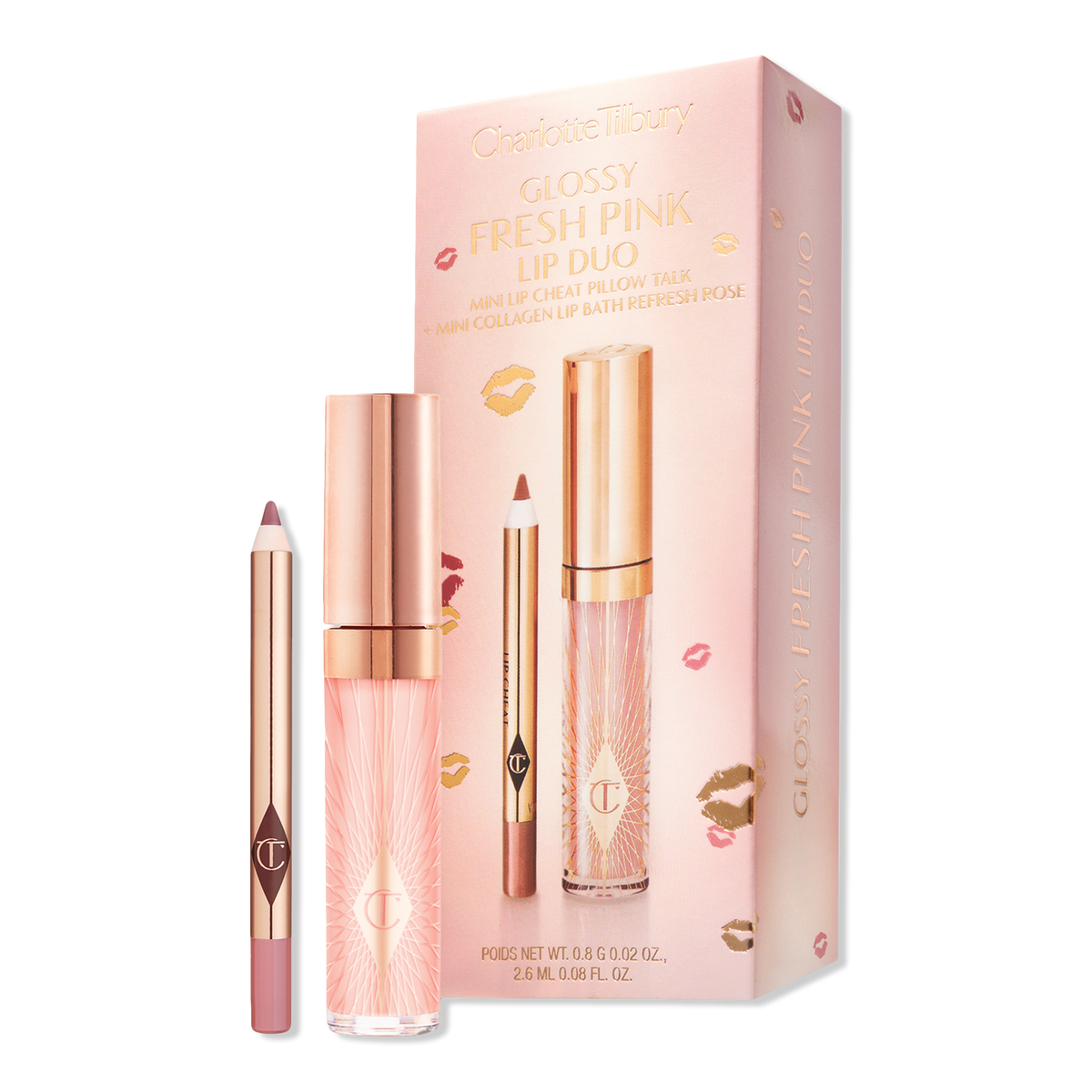 Lip Gloss & Lipstick Combo Set