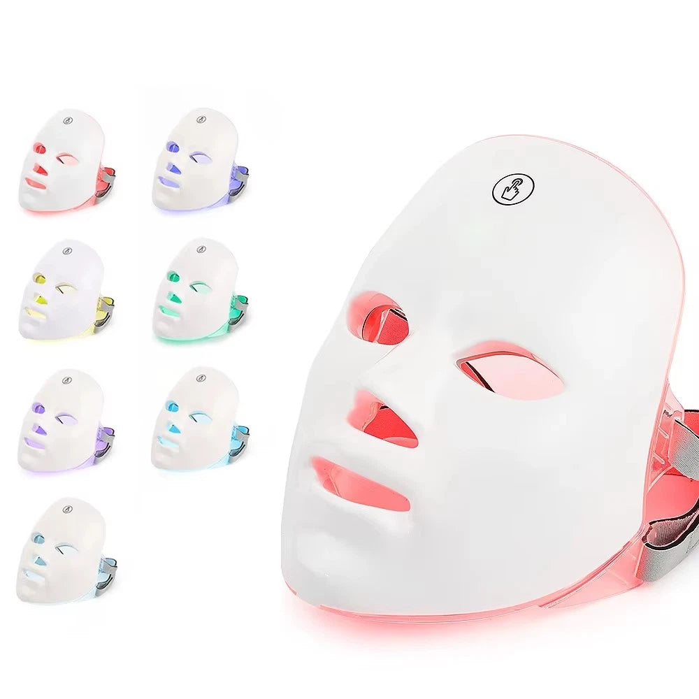 LED Face Mask – Red & Blue Light Therapy