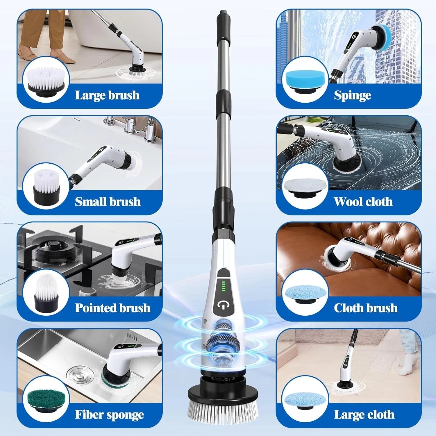 Electric Spin Scrubber Brush